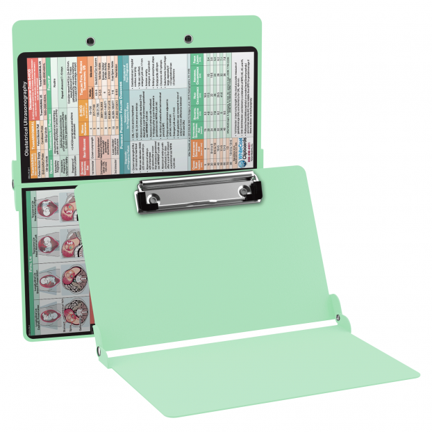 WhiteCoat Clipboard® - Mint OB Ultrasonography Edition
